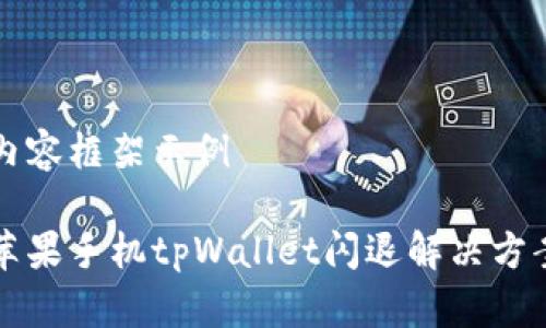 内容框架示例
苹果手机tpWallet闪退解决方案